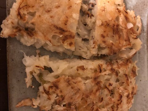 小麦粉、卵なし！米粉のお好み焼き